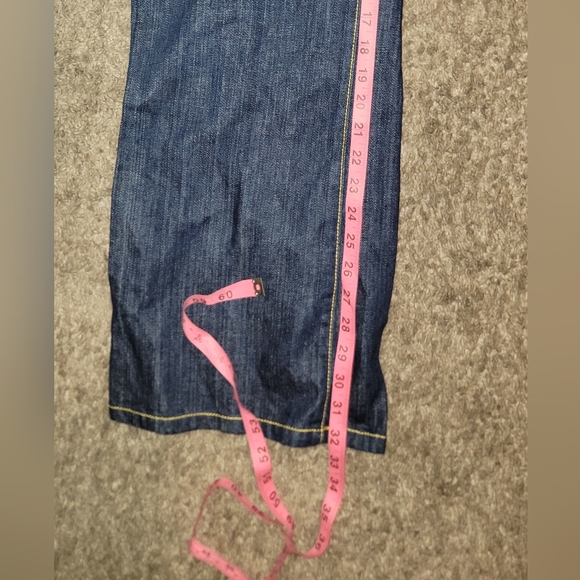 Y2k PNB Nation Sz 36 X 42 Embroidered Wide Leg Baggy Grunge Skater Denim Jeans - Picture 9 of 10